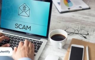 Fraude de golpe de phishing por email